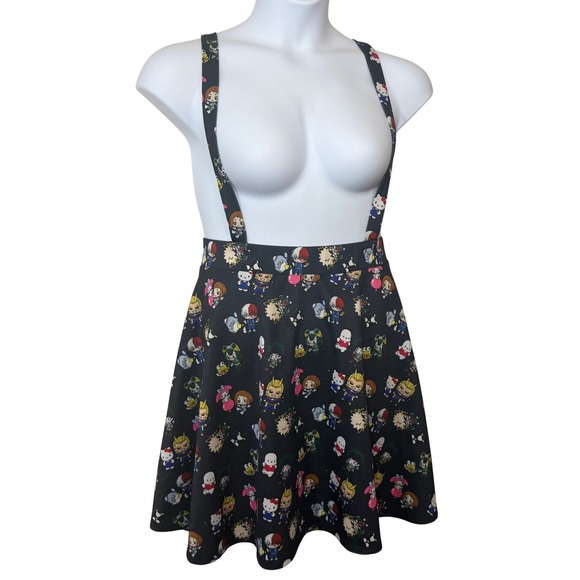 Hello Kitty Suspender Skirt Womens 2X Kawaii Anime Skater Nerdcore Hot Topic - Picture 5 of 12